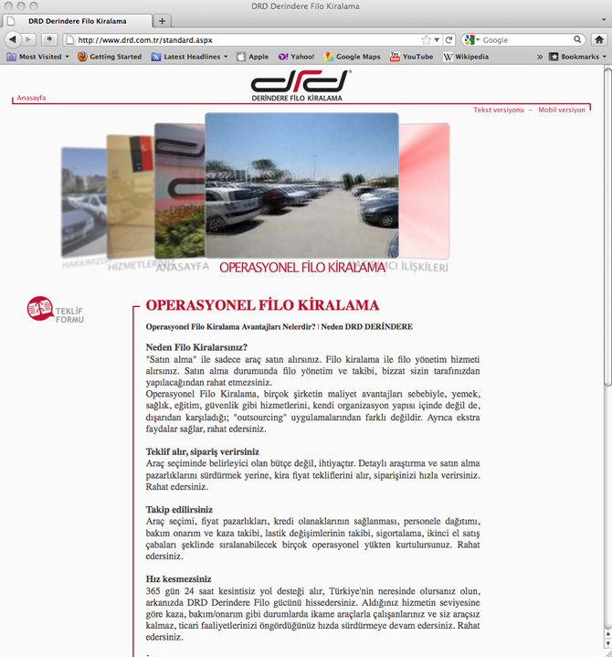 DRD Yeni Web Sitesi