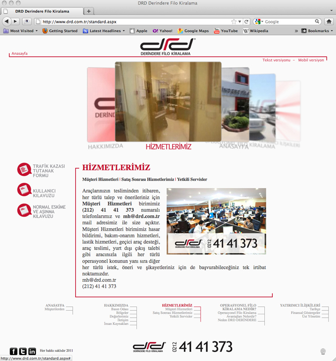 DRD Yeni Web Sitesi